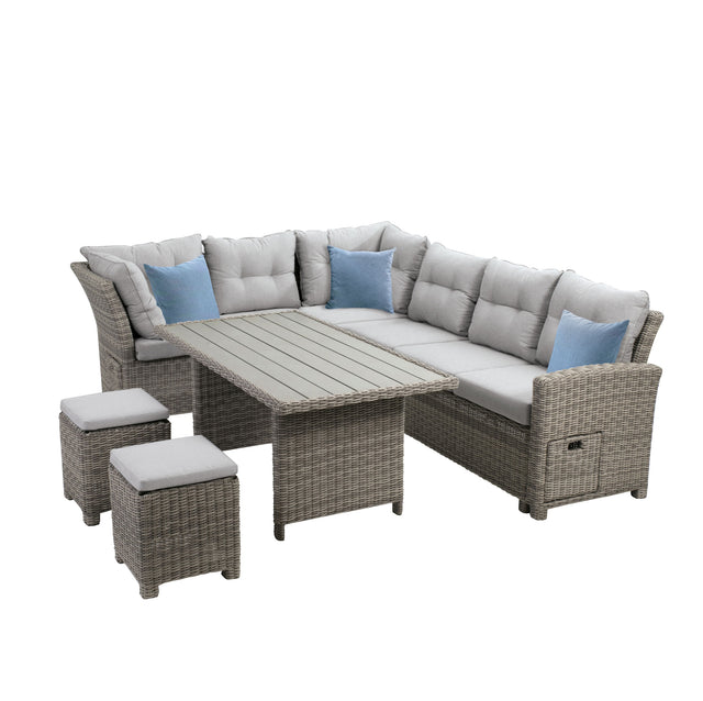 MALIA 5-piece Sectional Set with Bench – greemotion